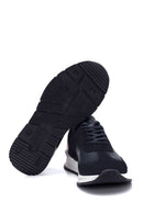Erkek Deri Süet Detaylı Sneaker | Derimod Erkek Deri Süet Detaylı Sneaker | Derimod