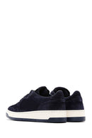 Erkek Lacivert Süet Deri Sneaker | Derimod Erkek Lacivert Süet Deri Sneaker | Derimod