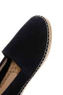 Men's Navy Blue Suede Espadrille | Derimod Men's Navy Blue Suede Espadrille | Derimod