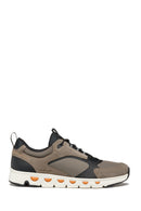 Geox Erkek Gri Spherica Ecub-4 Bağcıklı Sneaker | Derimod Geox Erkek Gri Spherica Ecub-4 Bağcıklı Sneaker | Derimod