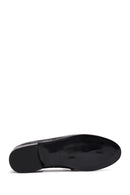 Women's Black Leather Buckle Crocodile Classic Loafer | Derimod Women's Black Leather Buckle Crocodile Classic Loafer | Derimod