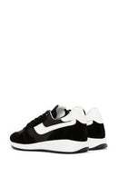 Men's Black Lace-up Leather Sneaker | Derimod Men's Black Lace-up Leather Sneaker | Derimod