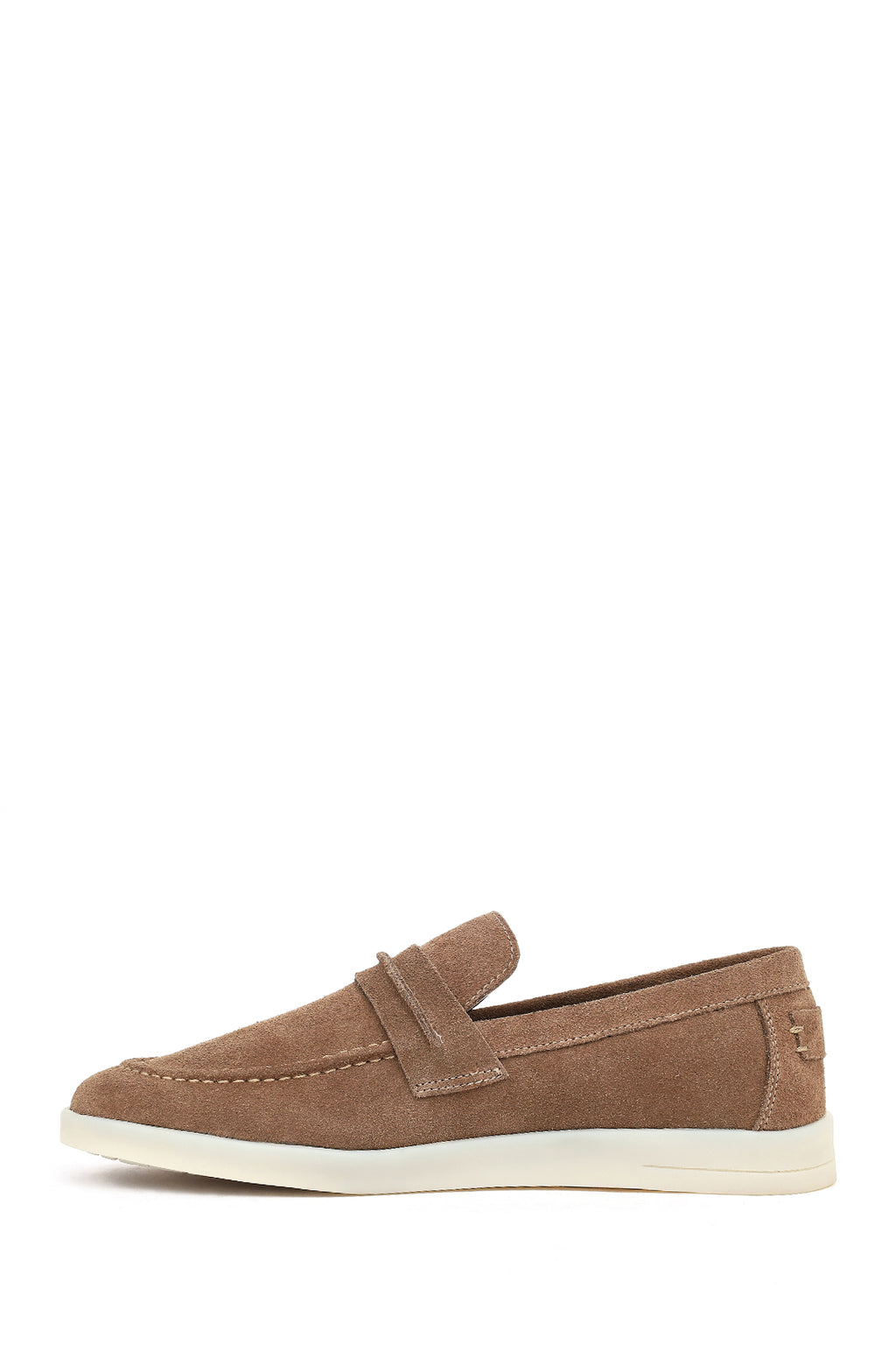 Erkek Vizon Süet Deri Loafer