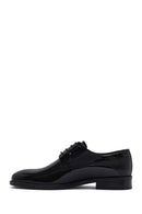 Men's Black Laced Patent Leather Classic Shoes | Derimod Men's Black Laced Patent Leather Classic Shoes | Derimod