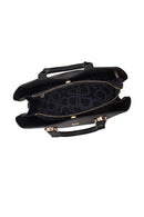 Woman Black Classic Shoulder Bag with Long Strap | Derimod Woman Black Classic Shoulder Bag with Long Strap | Derimod