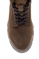 Men's Nubuck Leather Zippered Sports Boots | Derimod Men's Nubuck Leather Zippered Sports Boots | Derimod
