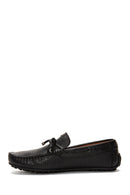 Men's Leather Printed Loafer | Derimod Men's Leather Printed Loafer | Derimod