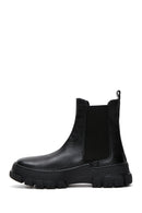 Women's Black Leather Chelsea Boots | Derimod Women's Black Leather Chelsea Boots | Derimod