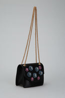 Women's Shoulder Bag with Flower Detail | Derimod Women's Shoulder Bag with Flower Detail | Derimod