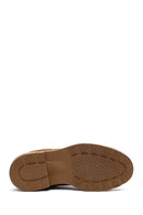 Women Mink Zippered Thick Sole Suede Leather Boot | Derimod Women Mink Zippered Thick Sole Suede Leather Boot | Derimod