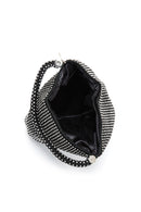 Women's Black Stone Handbag | Derimod Women's Black Stone Handbag | Derimod