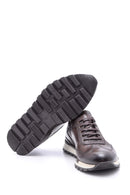 Men's Crocodile Detailed Leather Sneaker | Derimod Men's Crocodile Detailed Leather Sneaker | Derimod
