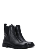 Women's Black Leather Chelsea Boots | Derimod Women's Black Leather Chelsea Boots | Derimod