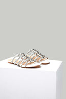 Women's Slippers with Metal Detail | Derimod Women's Slippers with Metal Detail | Derimod