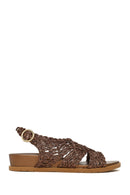 Woman Bronze Metallic Sandal | Derimod Woman Bronze Metallic Sandal | Derimod