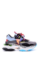 Women's Colorful High-Sole Sneaker | Derimod Women's Colorful High-Sole Sneaker | Derimod
