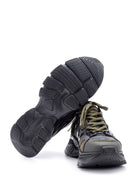 Erkek Süet Detaylı Deri Sneaker | Derimod Erkek Süet Detaylı Deri Sneaker | Derimod