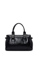 Woman Black Long-Strap Casual Shoulder Bag | Derimod Woman Black Long-Strap Casual Shoulder Bag | Derimod