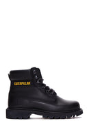 Caterpillar Women's Black Leather Colorado Boots | Derimod Caterpillar Women's Black Leather Colorado Boots | Derimod