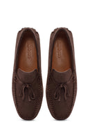 Erkek Kahverengi Süet Deri Casual Loafer | Derimod Erkek Kahverengi Süet Deri Casual Loafer | Derimod