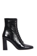 Women's Heeled Patent Leather Boots | Derimod Women's Heeled Patent Leather Boots | Derimod
