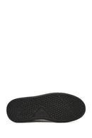 Men's Navy Blue Lace-up Thick-Sole Leather Sneaker | Derimod Men's Navy Blue Lace-up Thick-Sole Leather Sneaker | Derimod