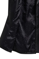 Emma Women's Black Leather Coat | Derimod Emma Women's Black Leather Coat | Derimod
