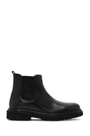 Men's Black Lace-up Leather Chelsea Boot | Derimod Men's Black Lace-up Leather Chelsea Boot | Derimod