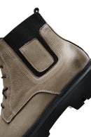 Erkek Bej Nubuk Deri Bot | Derimod Erkek Bej Nubuk Deri Bot | Derimod