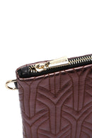 Women's Copper Quilted Portfolio Bag | Derimod Women's Copper Quilted Portfolio Bag | Derimod