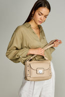 Women's Crossbody Bag with Metal Detail | Derimod Women's Crossbody Bag with Metal Detail | Derimod