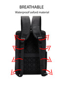 D-Pack Unisex Black Technological Fabric Backpack | Derimod D-Pack Unisex Black Technological Fabric Backpack | Derimod