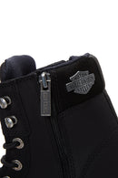 Harley Davidson Erkek Siyah Nogales Nubuk Deri Bot | Derimod Harley Davidson Erkek Siyah Nogales Nubuk Deri Bot | Derimod