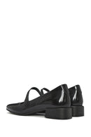 Women's Black Low Heel Patent Leather Ballerinas | Derimod Women's Black Low Heel Patent Leather Ballerinas | Derimod