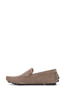Men's Beige Suede Leather Loafer | Derimod Men's Beige Suede Leather Loafer | Derimod