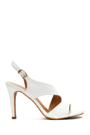 Women's White Heeled Sandals | Derimod Women's White Heeled Sandals | Derimod