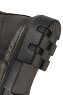 Male Black Zip Closure Thick-Soled Leather Boots | Derimod Male Black Zip Closure Thick-Soled Leather Boots | Derimod