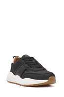 ACBC x Derimod Men's Black Lace-Up Sneakers | Derimod ACBC x Derimod Men's Black Lace-Up Sneakers | Derimod