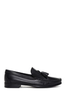 Erkek Siyah Püsküllü Deri Casual Loafer | Derimod Erkek Siyah Püsküllü Deri Casual Loafer | Derimod