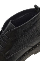 Men's Black Lace-Up Leather Casual Boot | Derimod Men's Black Lace-Up Leather Casual Boot | Derimod