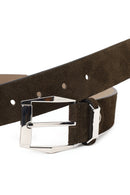 Male Green Suede Belt | Derimod Male Green Suede Belt | Derimod