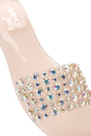 Women's Beige Stone Jelly Slippers | Derimod Women's Beige Stone Jelly Slippers | Derimod