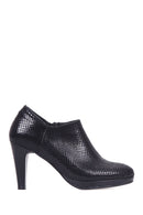 Kadın Kroko Desenli Bootie | Derimod Kadın Kroko Desenli Bootie | Derimod