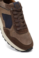 Erkek Kahverengi Bağcıklı Deri Sneaker | Derimod Erkek Kahverengi Bağcıklı Deri Sneaker | Derimod