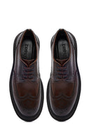 Male Brown Lace-Up Thick-Soled Leather Casual Shoe | Derimod Male Brown Lace-Up Thick-Soled Leather Casual Shoe | Derimod