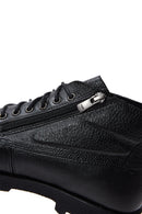 Men's Leather Casual Zipper Boots | Derimod Men's Leather Casual Zipper Boots | Derimod