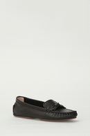 Black Women's Leather Loafer | Derimod Black Women's Leather Loafer | Derimod