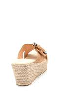 Women's Casual Wedge Heel Slippers | Derimod Women's Casual Wedge Heel Slippers | Derimod