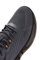 Derimod Zero Erkek Gri Bağcıklı Kalın Tabanlı Sneaker | Derimod Derimod Zero Erkek Gri Bağcıklı Kalın Tabanlı Sneaker | Derimod
