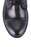 Zippered Women's Leather Boots | Derimod Zippered Women's Leather Boots | Derimod